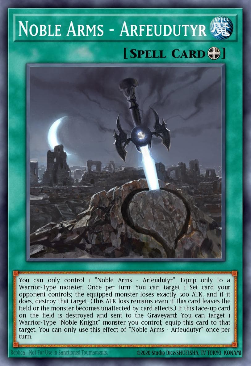 Noble Arms - Arfeudutyr Noble Knights of the Round Table Power-Up Pack card
