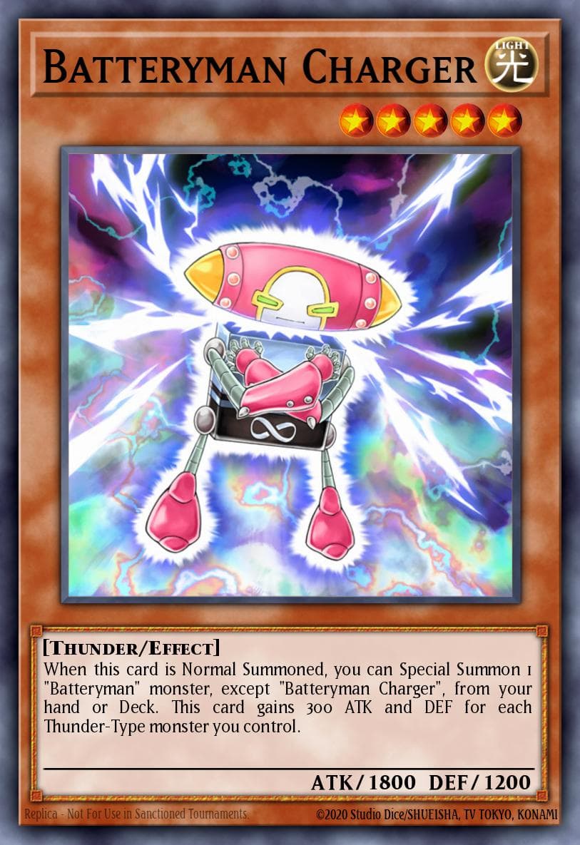 Batteryman Charger Light of Destruction: Special Edition card