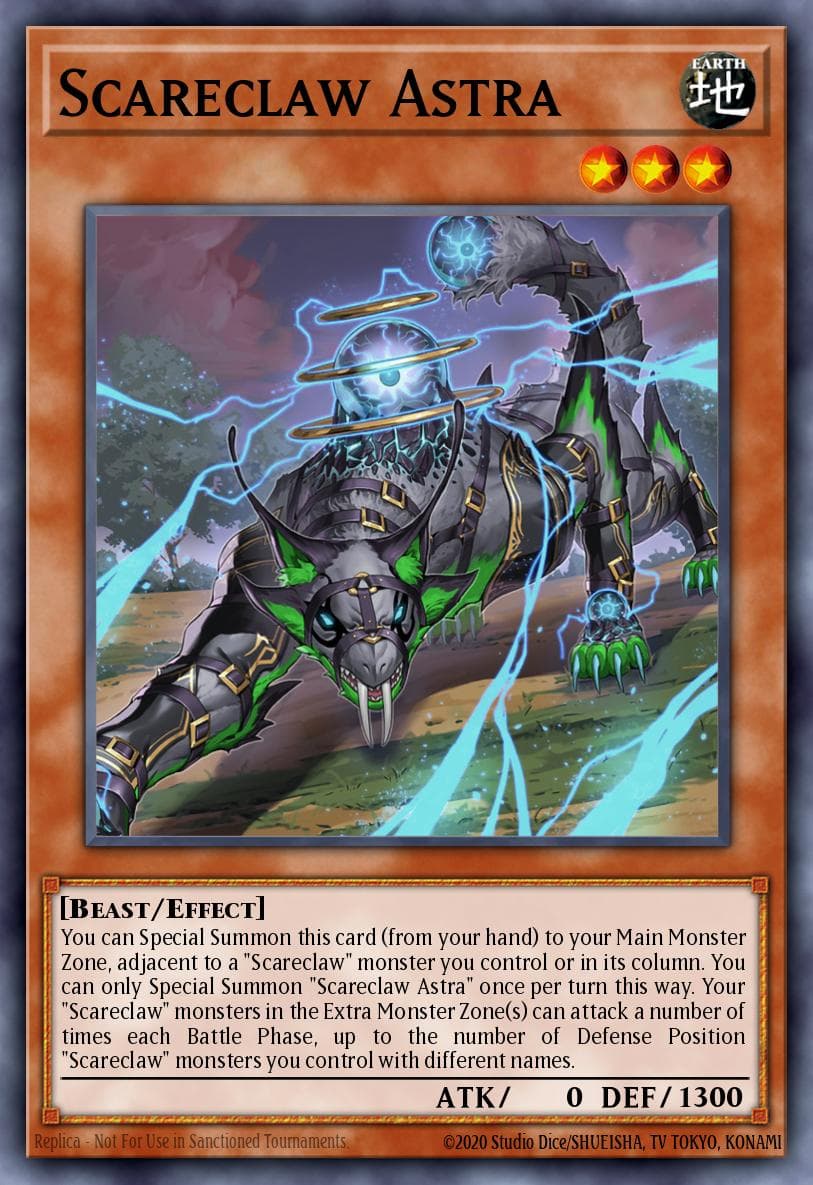 Scareclaw Astra Dimension Force card