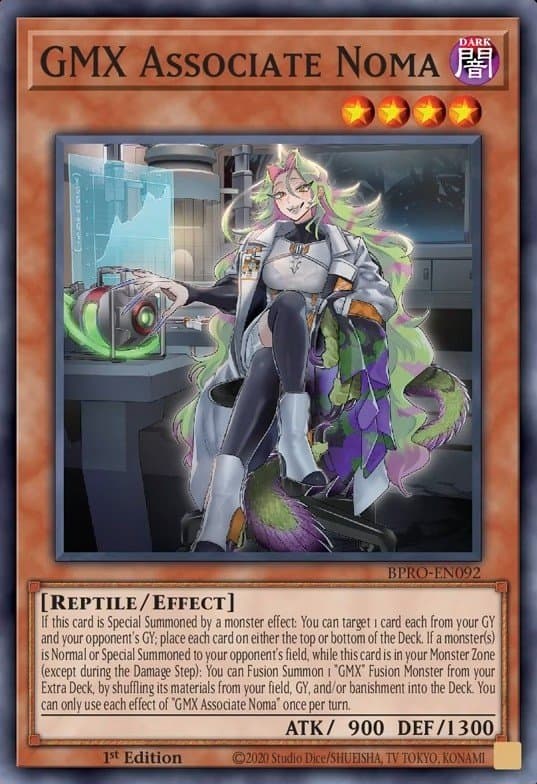 GMX Associate Noma Burst Protocol card