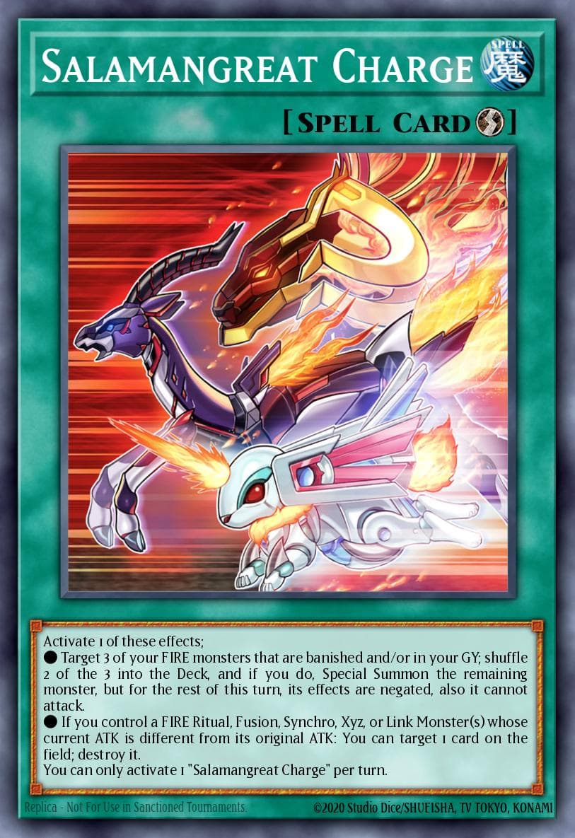 Salamangreat Charge Legendary Duelists: Soulburning Volcano card