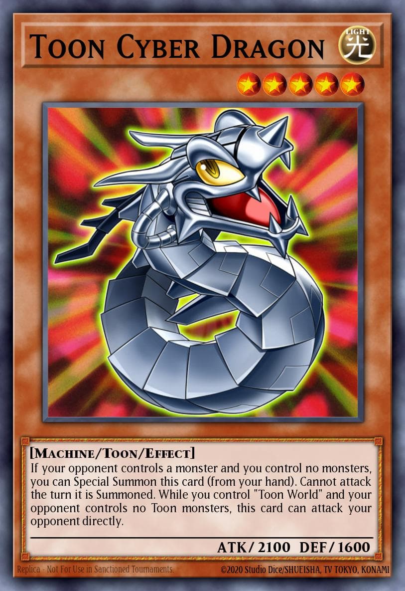 Toon Cyber Dragon Clash of Rebellions: Special Edition card