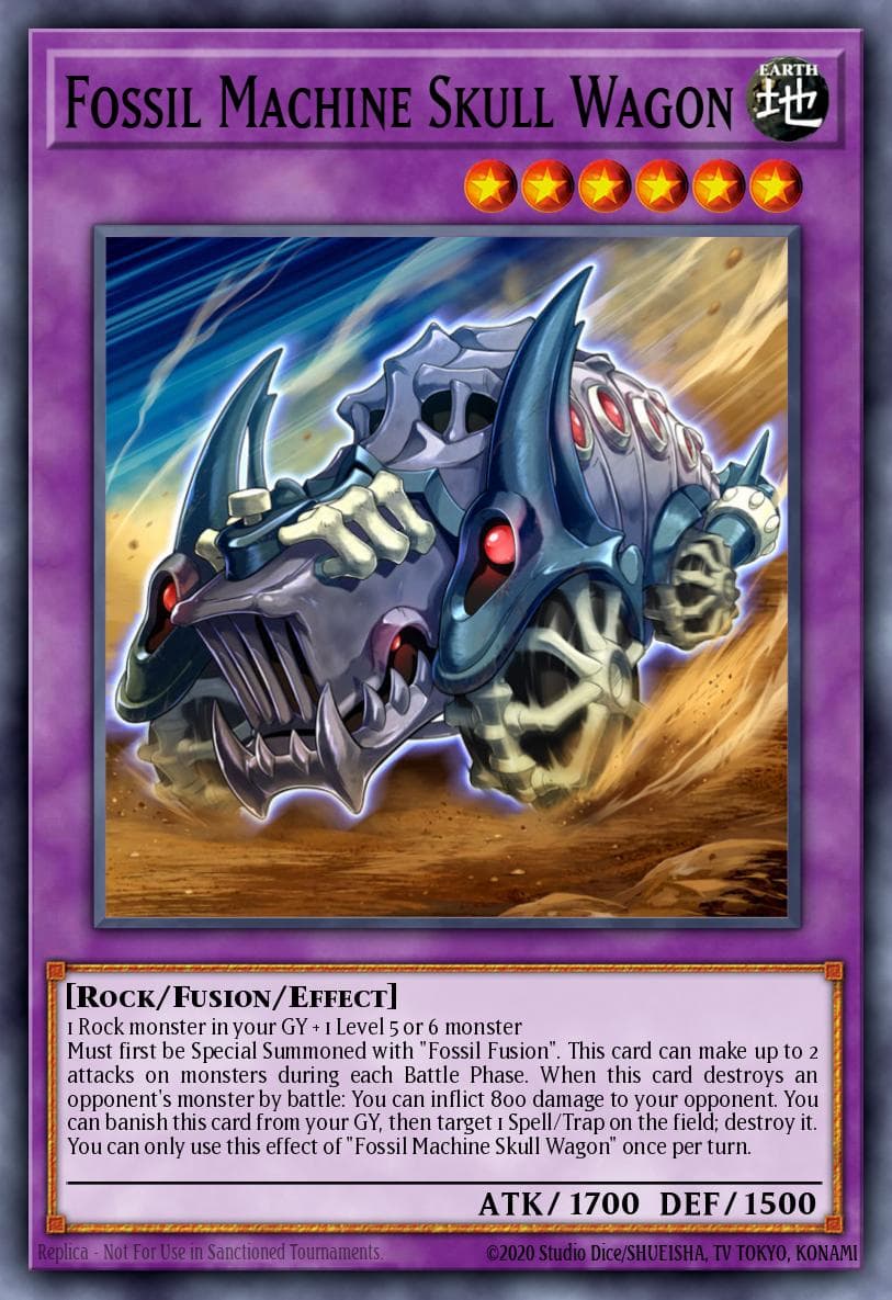 Fossil Machine Skull Wagon Ghosts From the Past: The 2nd Haunting card