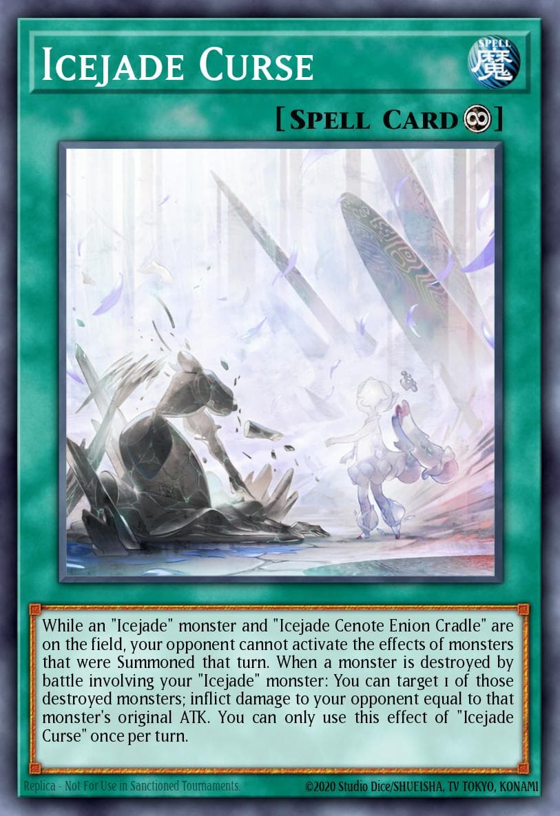 Icejade Curse Dimension Force card