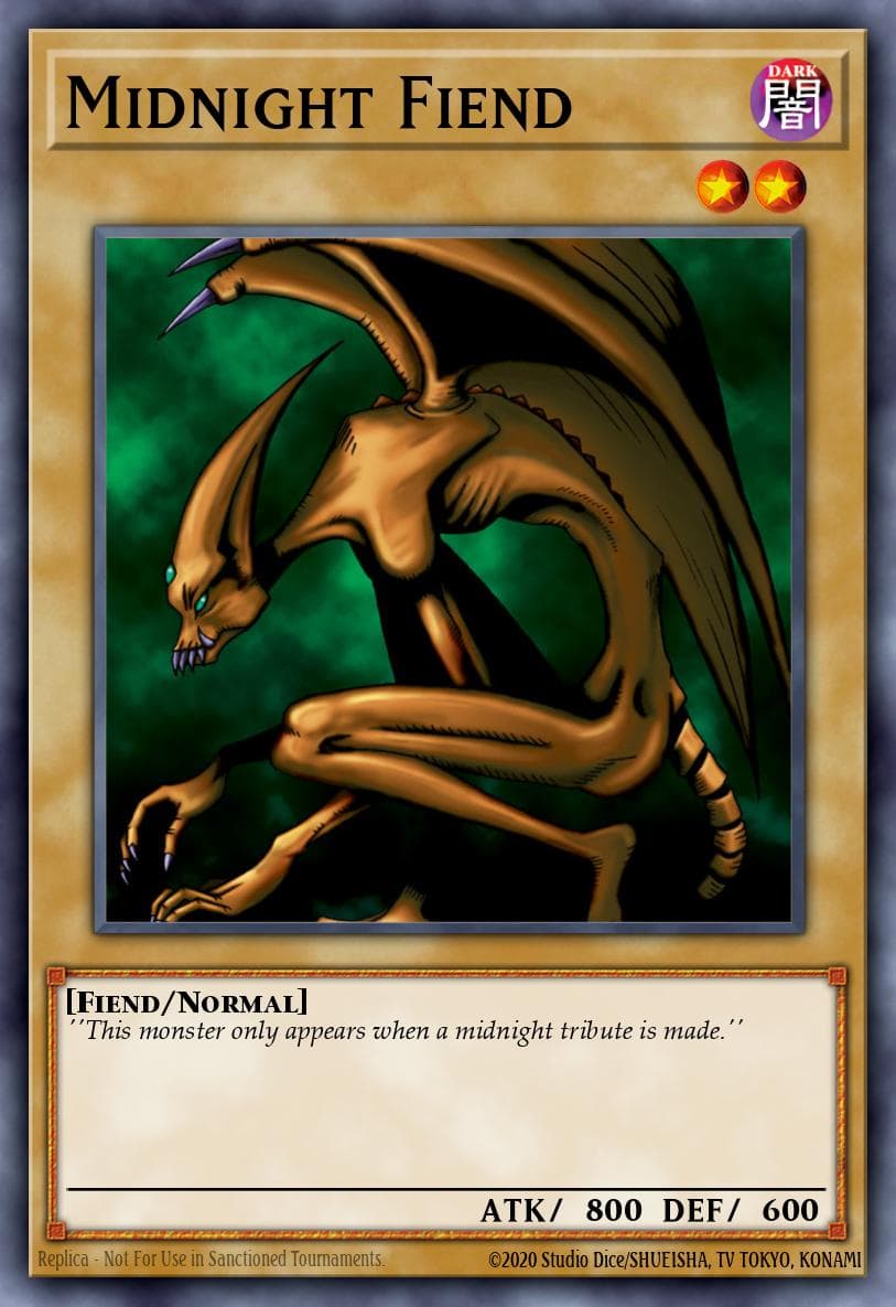 Midnight Fiend 遊戲王 card
