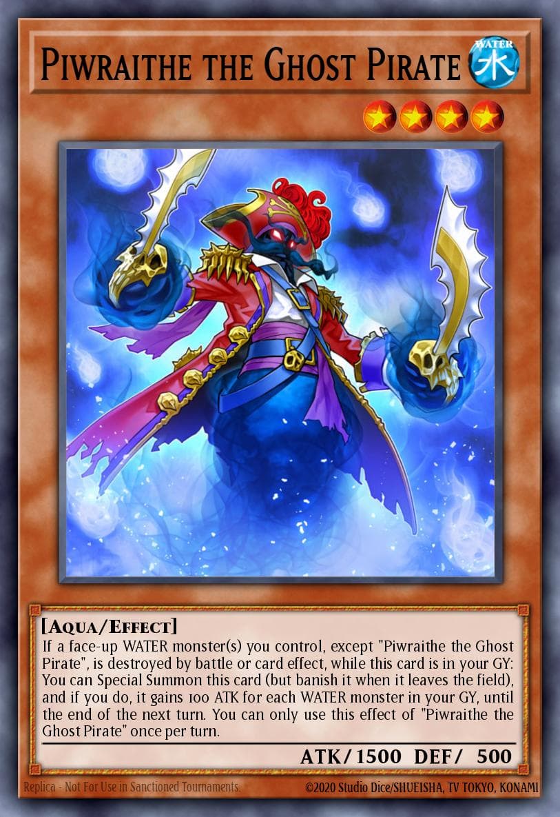 Piwraithe the Ghost Pirate Eternity Code Premiere! promotional card card