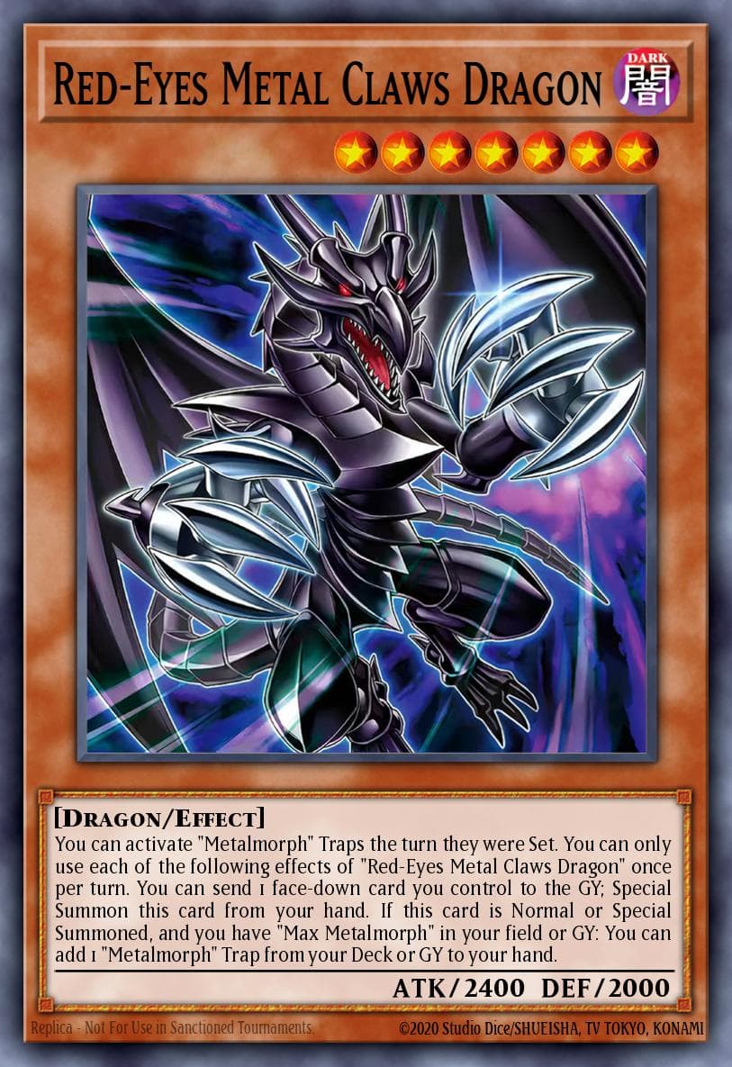 Red-Eyes Metal Claws Dragon Alliance Insight card