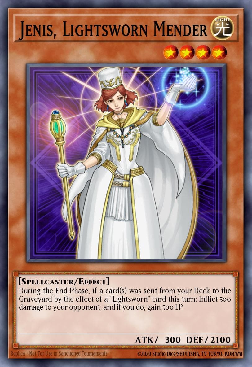 Jenis, Lightsworn Mender The Duelist Genesis: Special Edition card