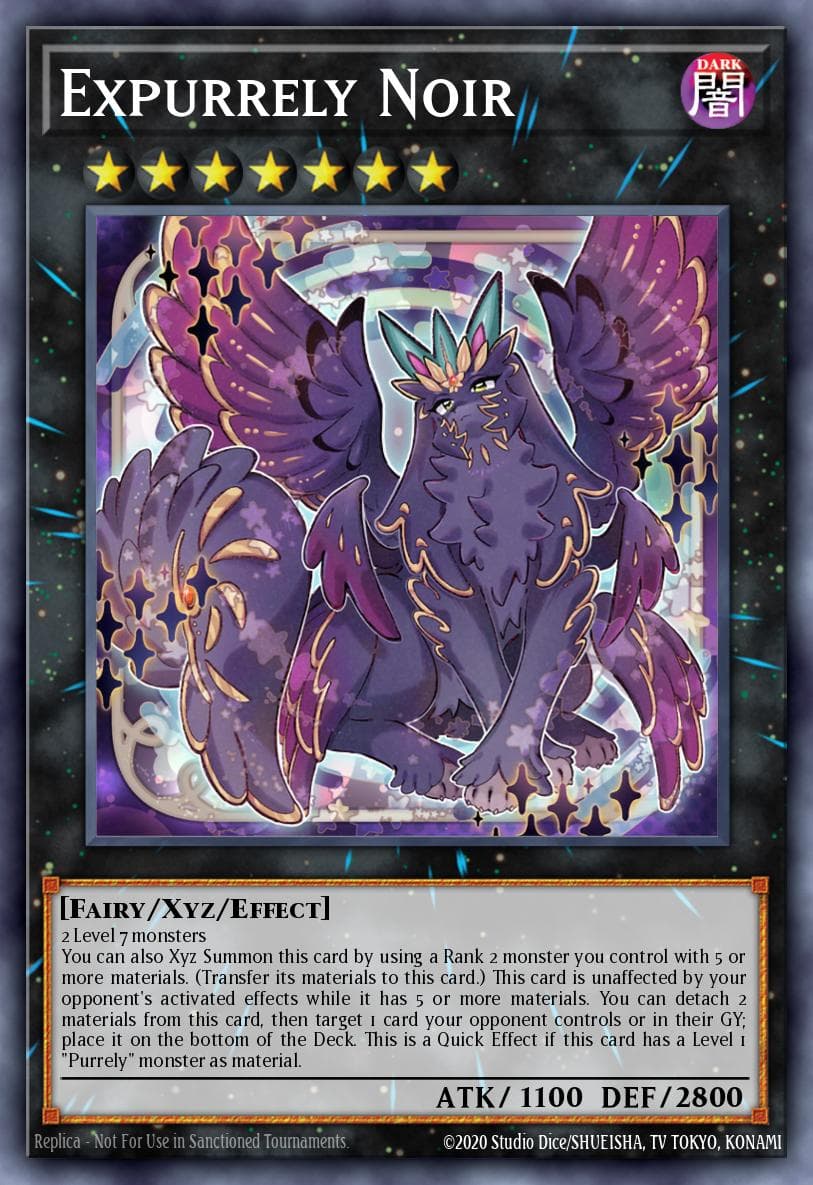 Expurrely Noir Amazing Defenders card