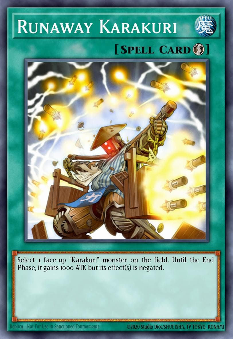 Runaway Karakuri Extreme Victory Sneak Peek Participation Card card