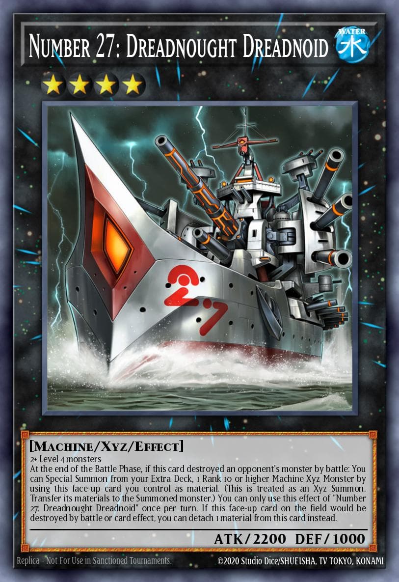Number 27: Dreadnought Dreadnoid Duel Overload card
