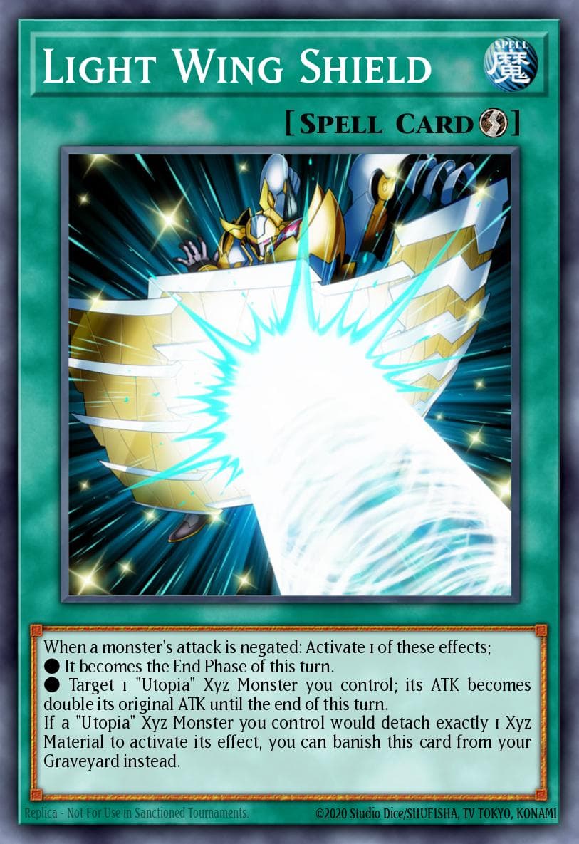 Light Wing Shield 遊戲王 card