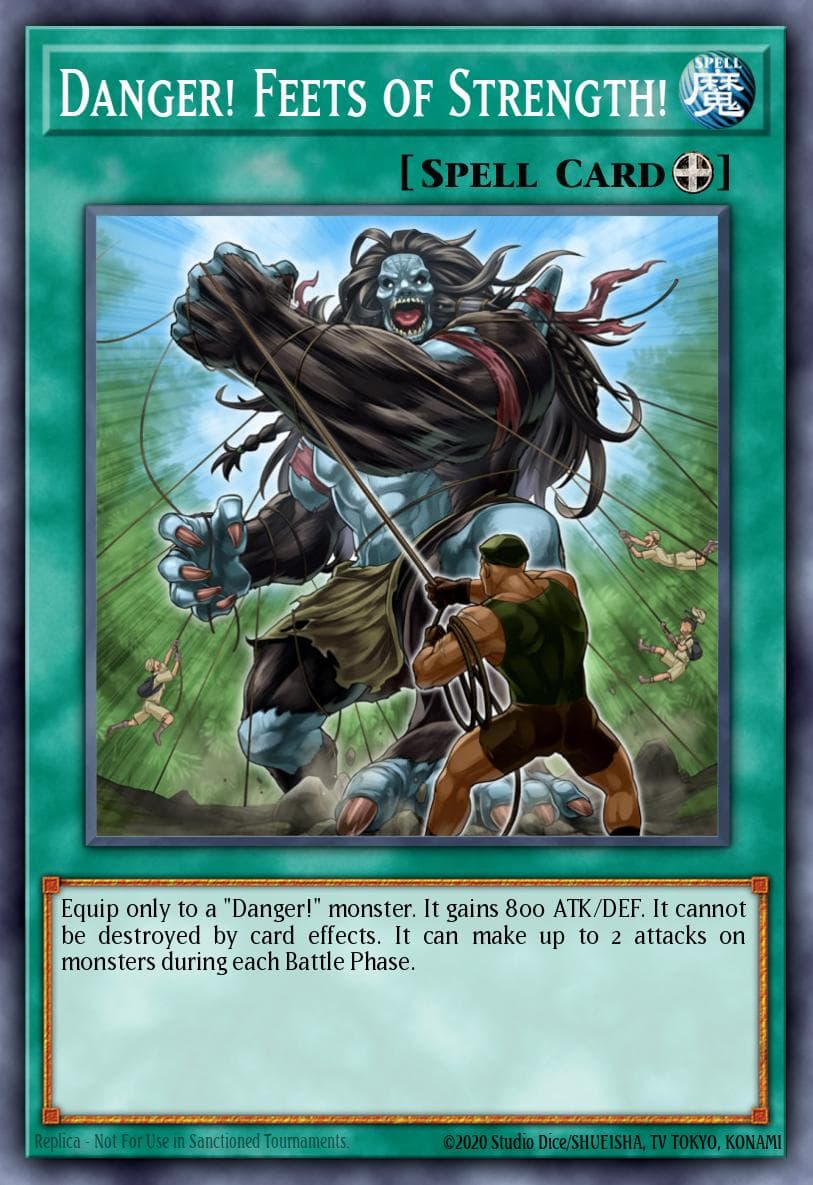 Danger! Feets of Strength! 2020 Tin of Lost Memories Mega Pack card