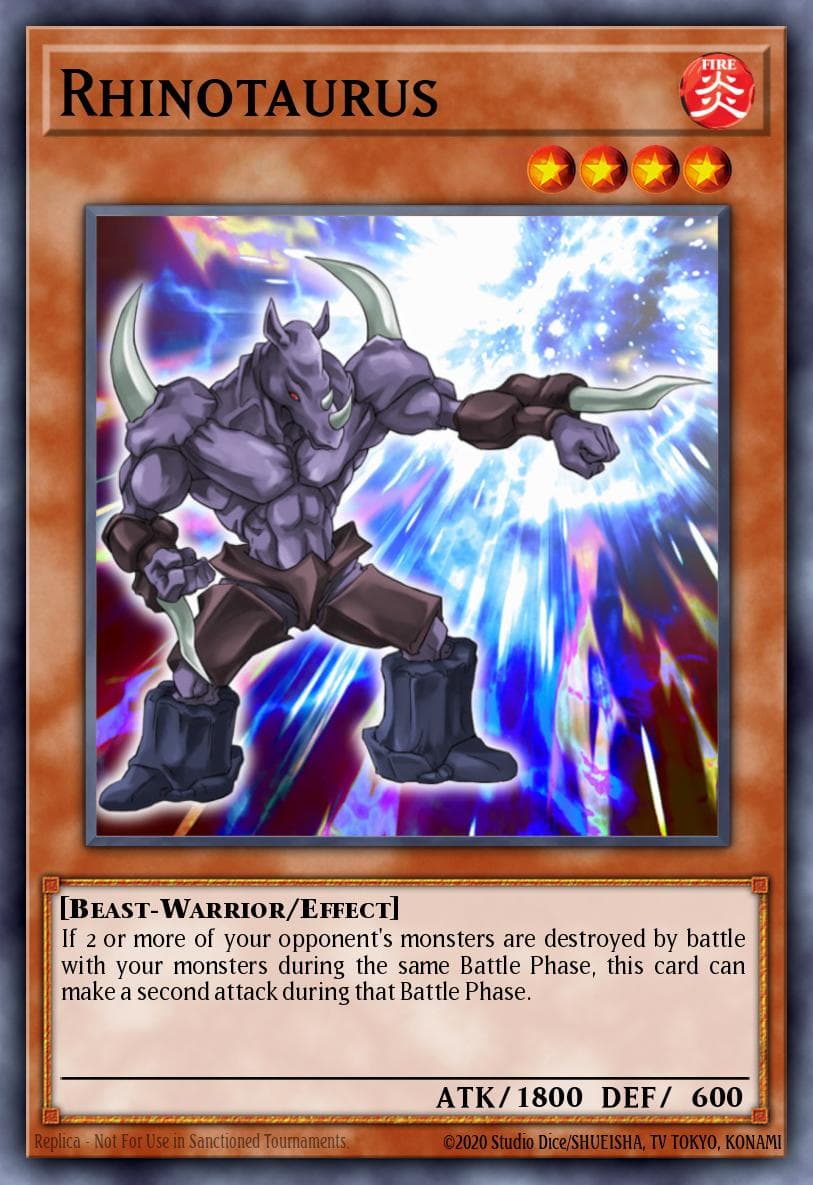Rhinotaurus Battle Pack 3: Monster League card