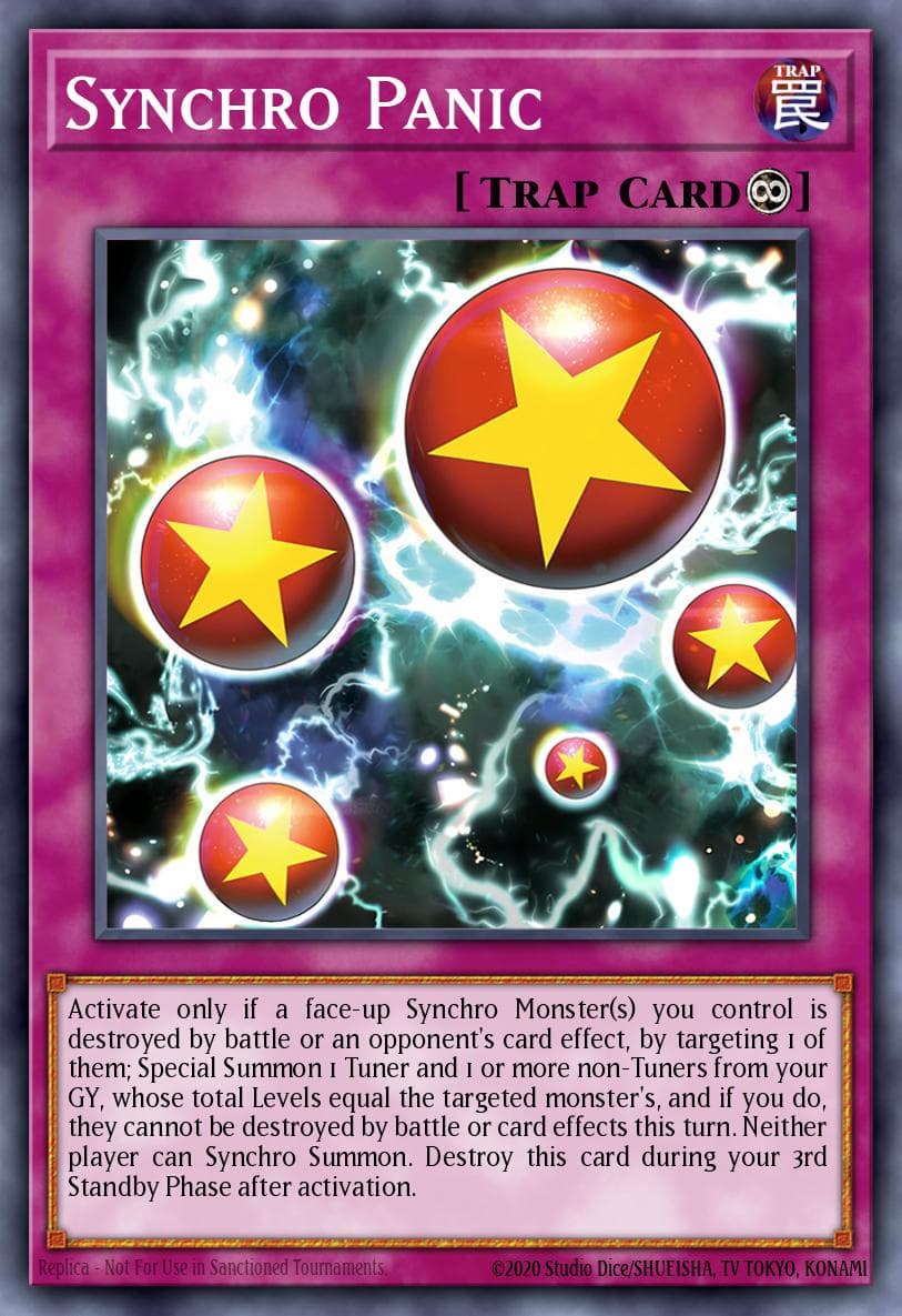 Synchro Panic Battles of Legend: Terminal Revenge card