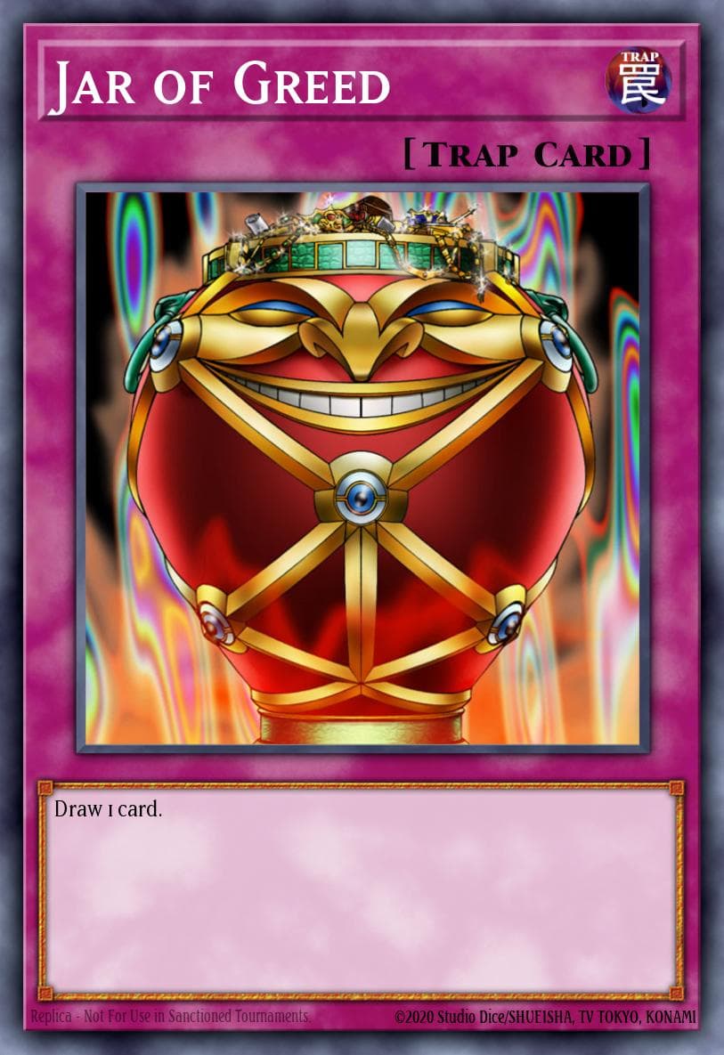 Jar of Greed Labyrinth of Nightmare card