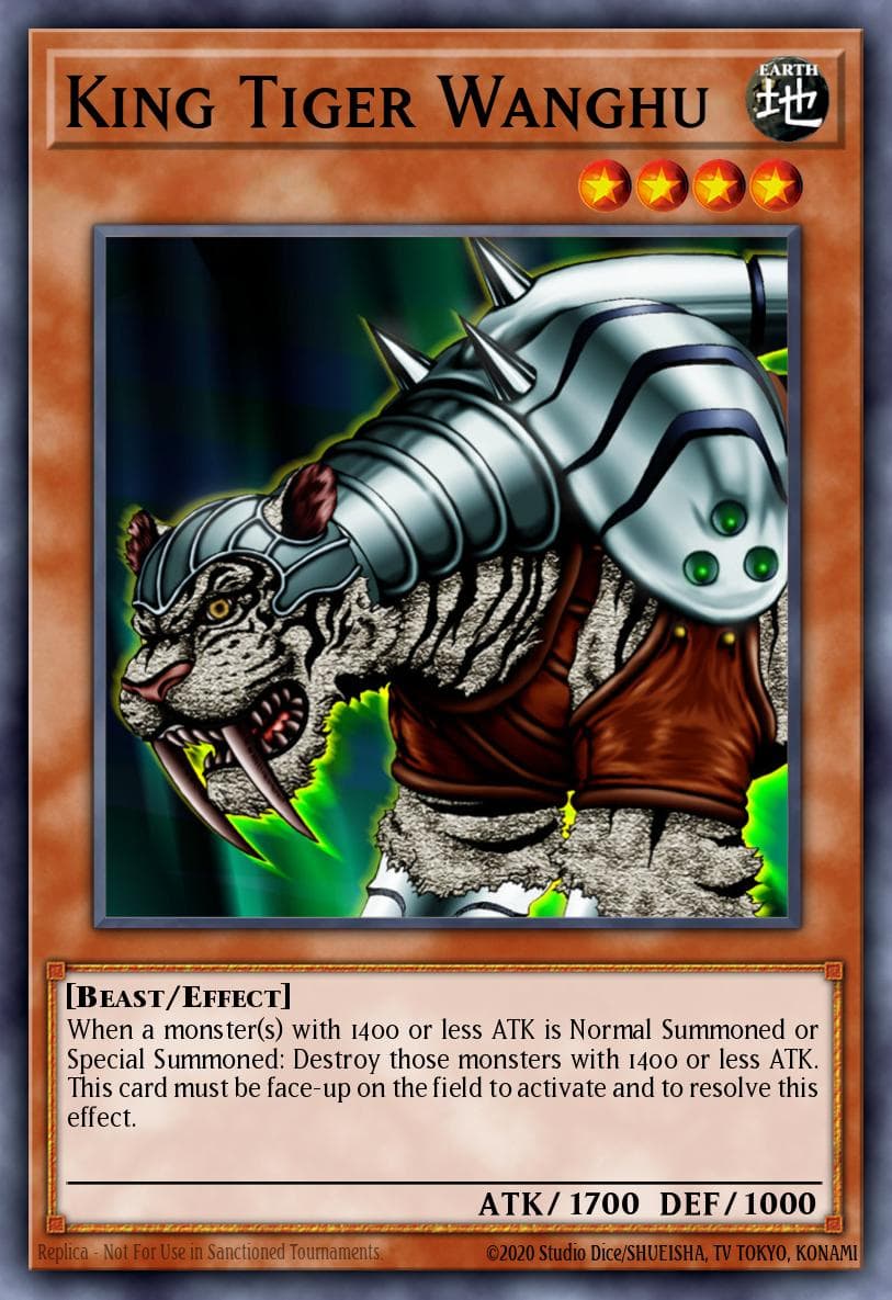 King Tiger Wanghu Dark Beginning 2 card