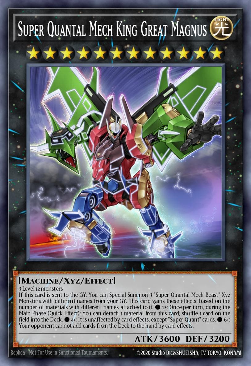Super Quantal Mech King Great Magnus Duel Power card