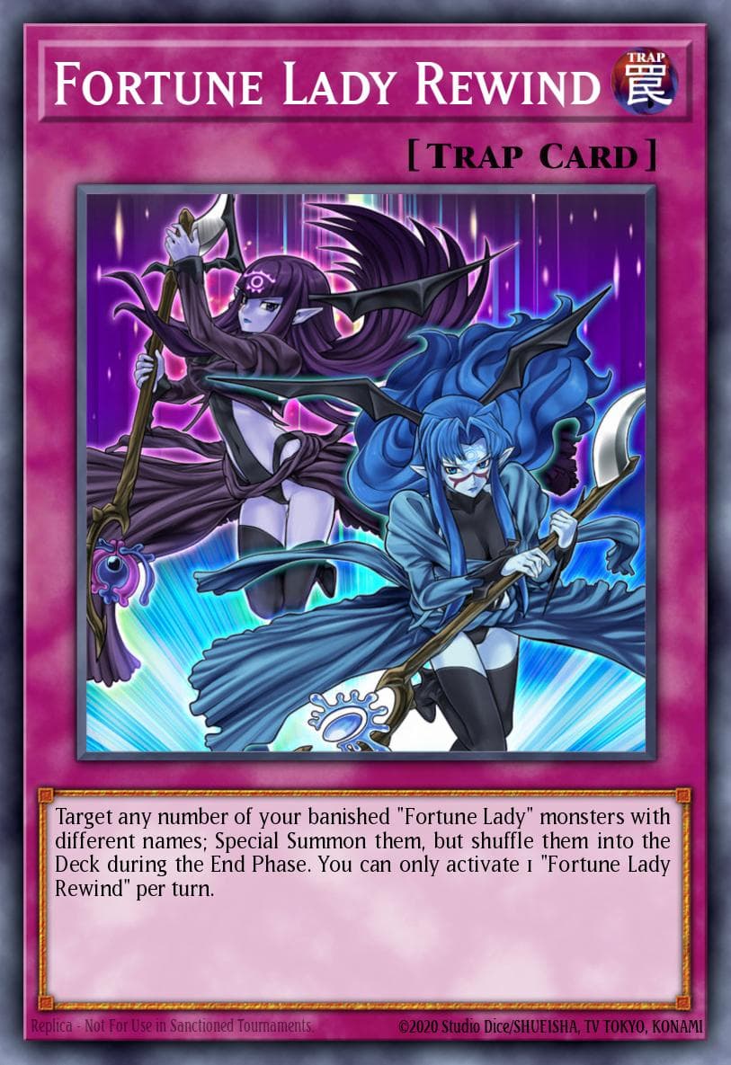 Fortune Lady Rewind Rising Rampage Special Edition card