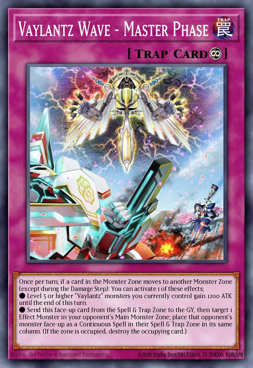 Vaylantz Wave - Master Phase Duelist Nexus card