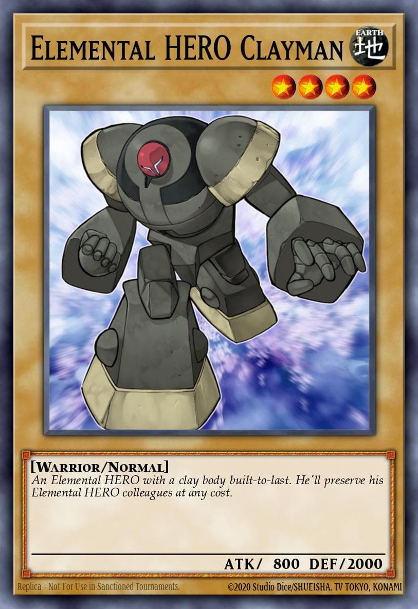 Elemental HERO Clayman Dark Revelation Volume 3 card