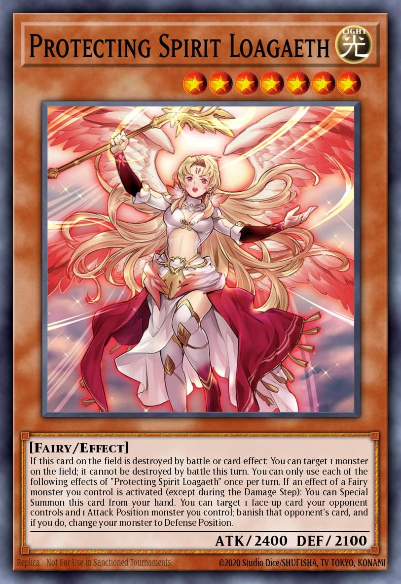 Protecting Spirit Loagaeth Dawn of Majesty Premiere! promotional card card