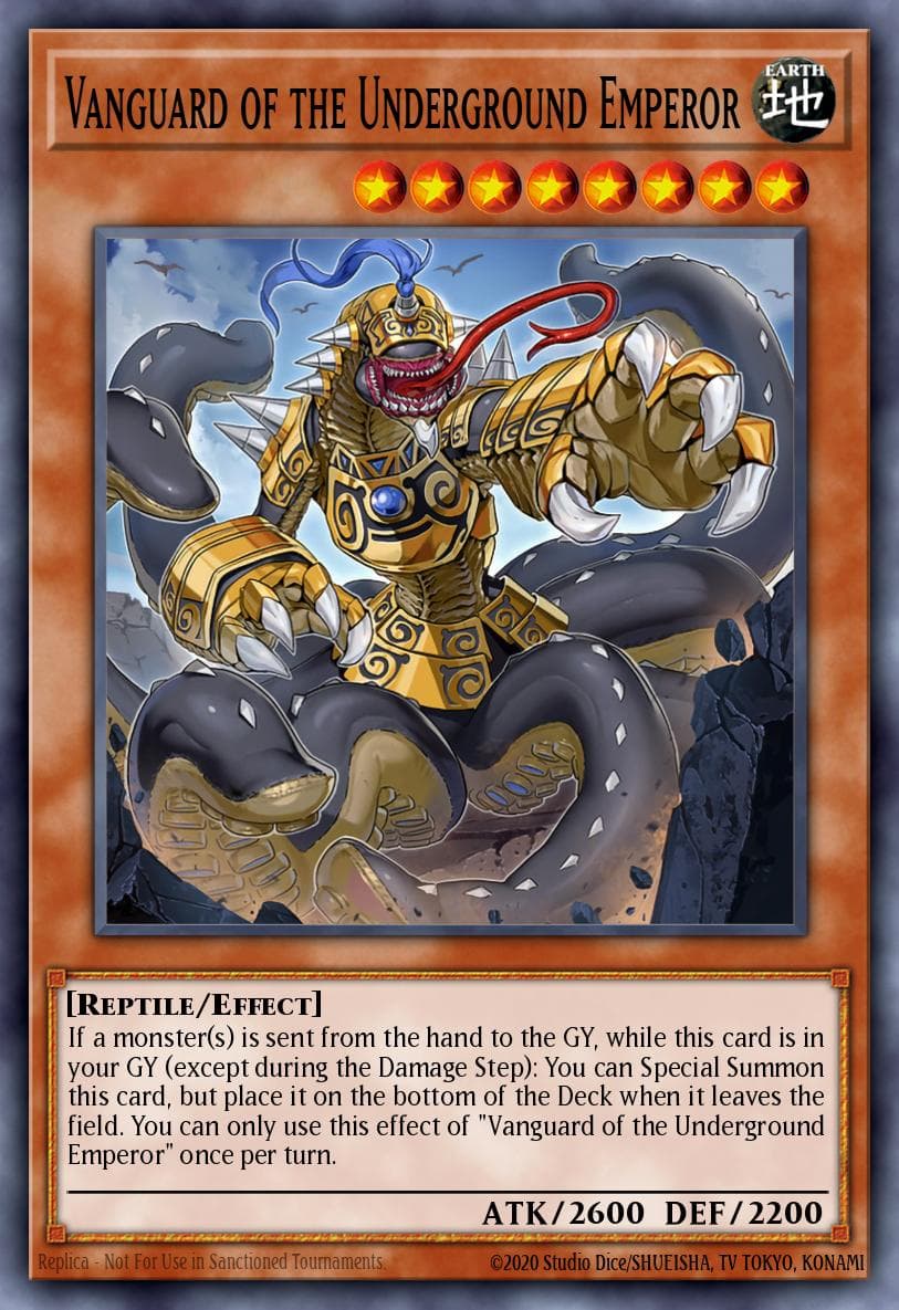Vanguard of the Underground Emperor Power of the Elements card
