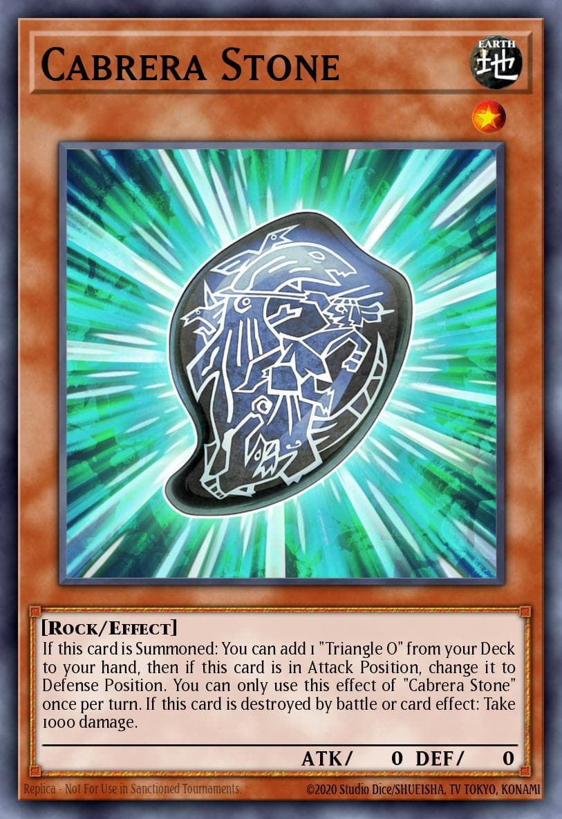 Cabrera Stone 遊戲王 card