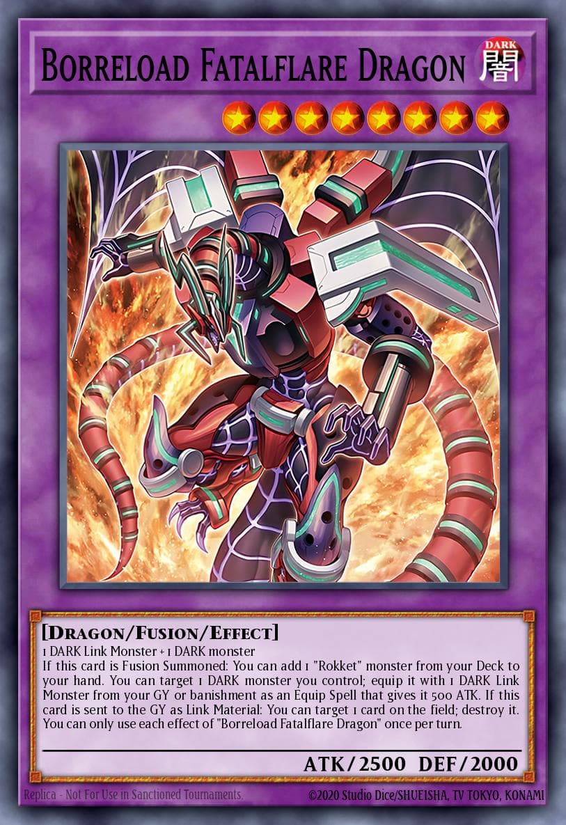 Borreload Fatalflare Dragon Burst Protocol card