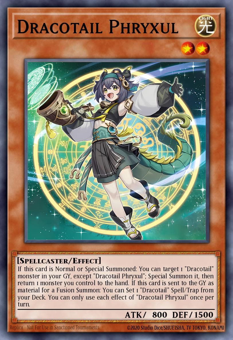 Dracotail Phryxul Doom of Dimensions card