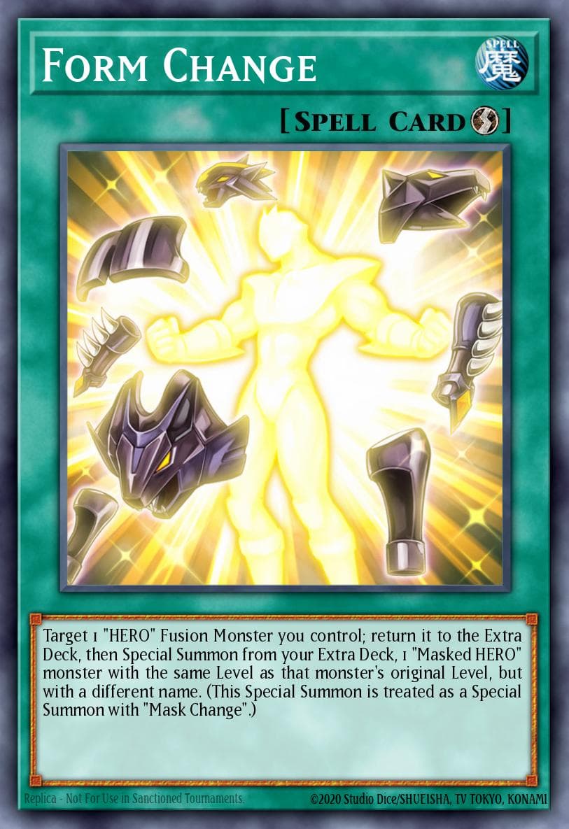 Form Change HERO Strike Structure Deck card