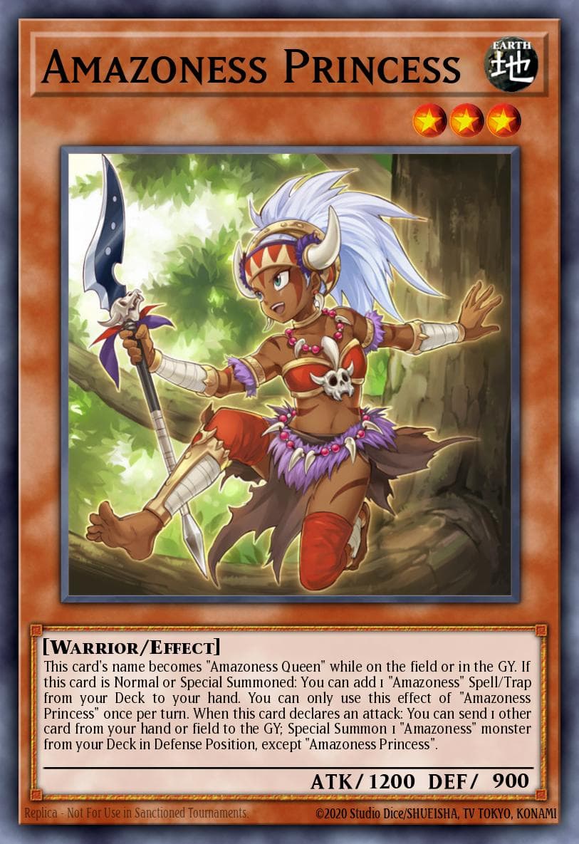 Amazoness Princess Legendary Duelists card