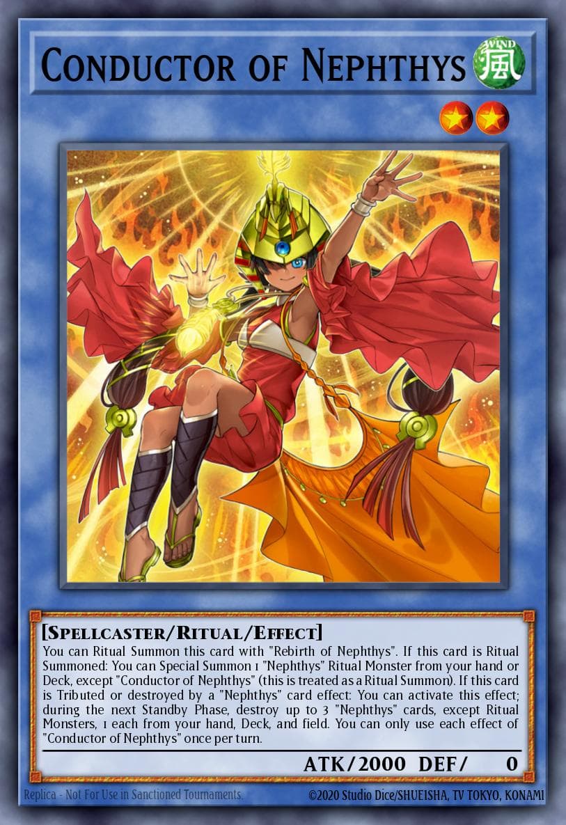 Conductor of Nephthys Phantom Rage Premiere! promotional card card