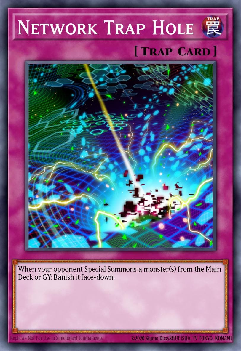 Network Trap Hole Flames of Destruction Special Edition card