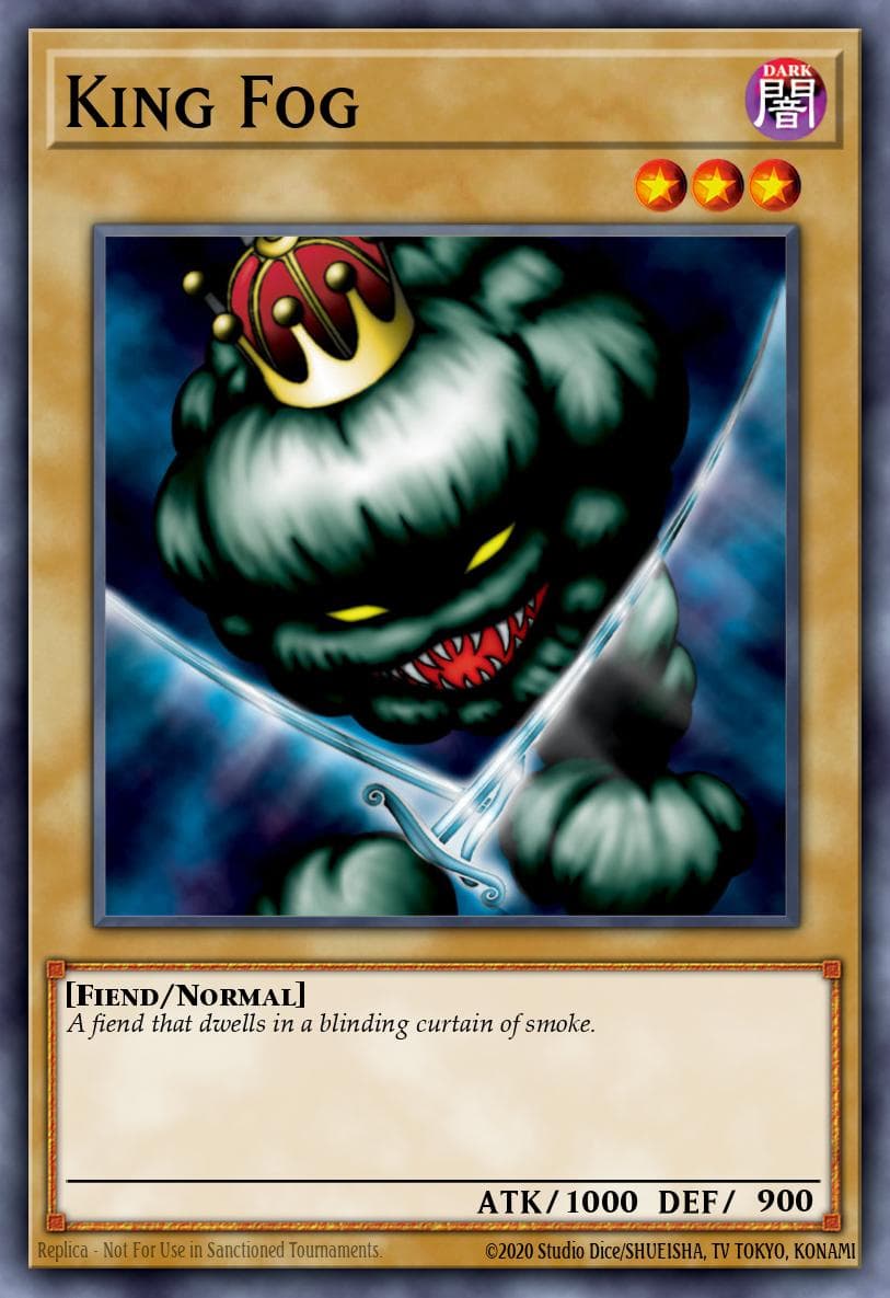 King Fog Legend of Blue Eyes White Dragon card