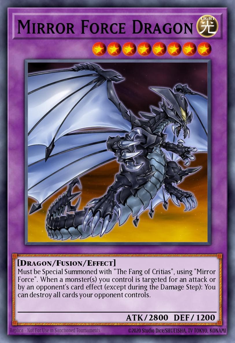 Mirror Force Dragon Dragons of Legend: The Complete Series card