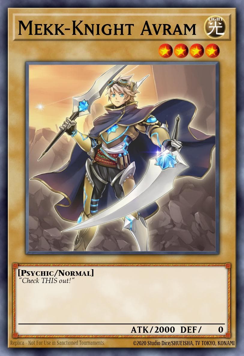 Mekk-Knight Avram Extreme Force Special Edition card