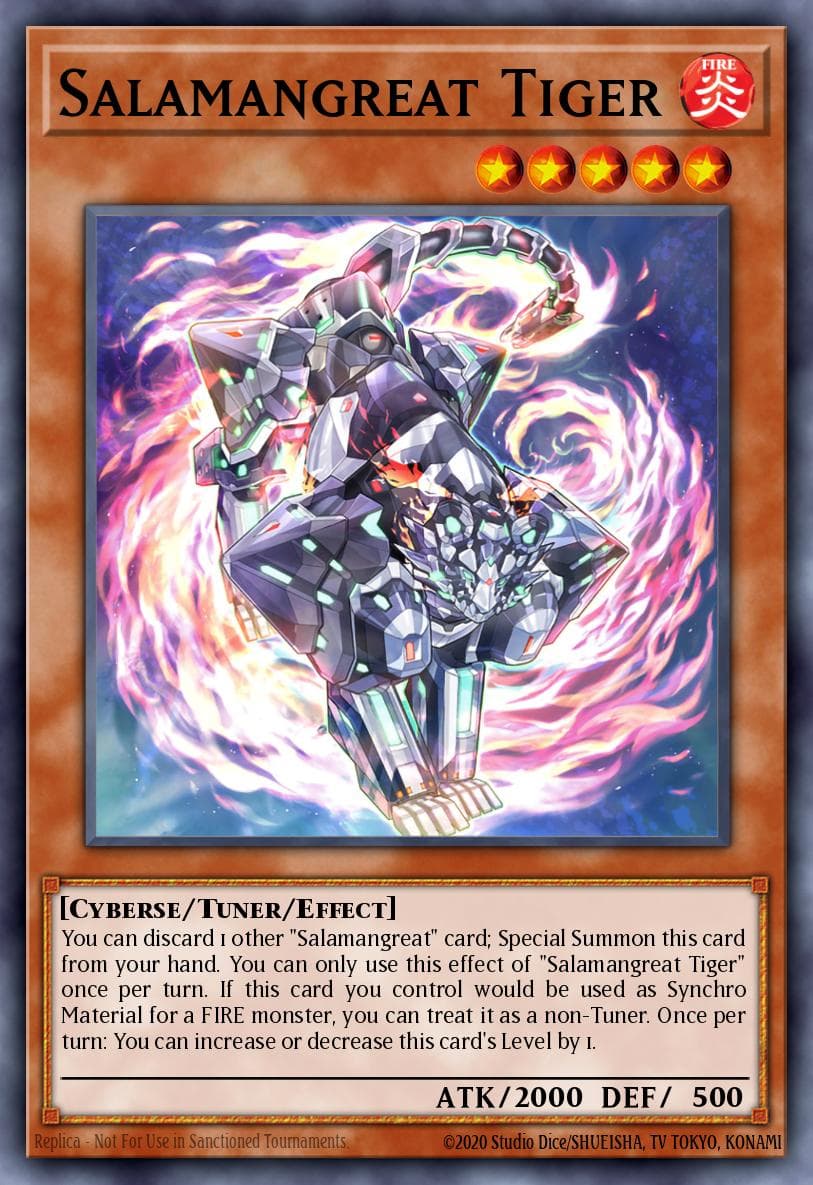 Salamangreat Tiger Legendary Duelists: Soulburning Volcano card