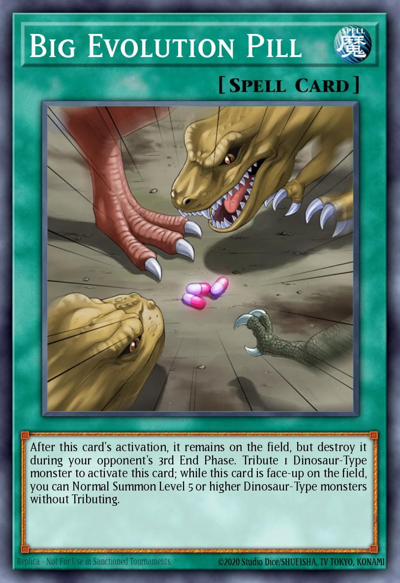 Big Evolution Pill Structure Deck: Dinosaur's Rage Special Set card