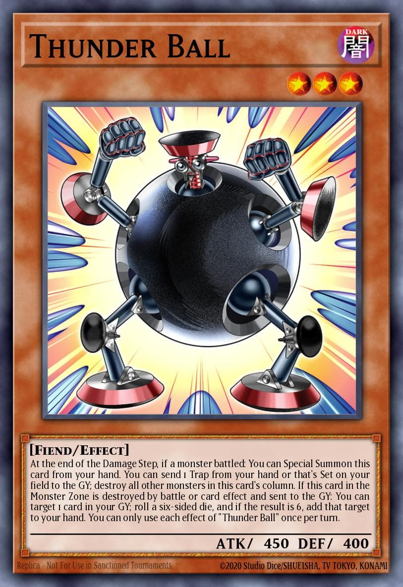 Thunder Ball Battles of Legend: Crystal Revenge card