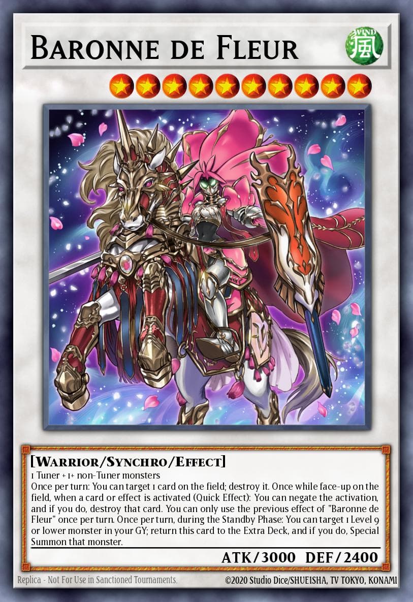 Baronne de Fleur 25th Anniversary Rarity Collection card