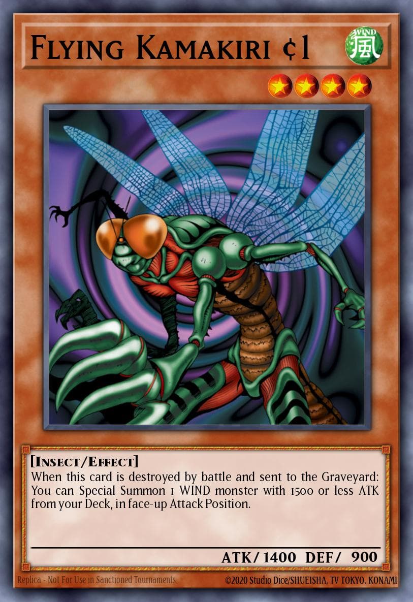 Flying Kamakiri #1 Structure Deck: Lord of the Storm card