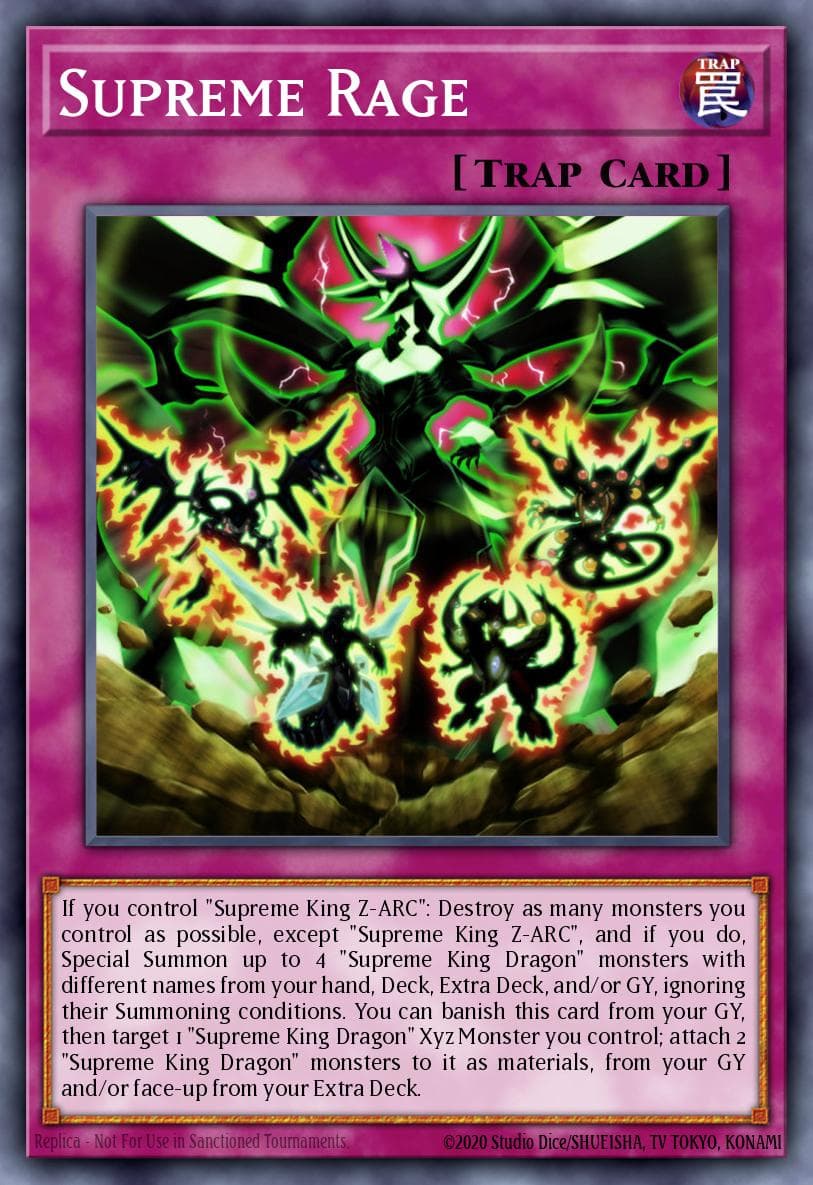 Supreme Rage Code of the Duelist Special Edition card