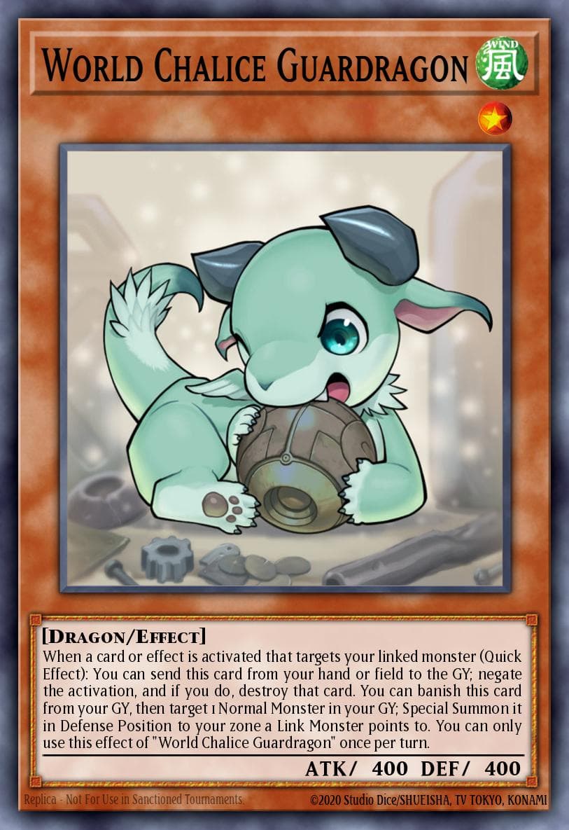 World Chalice Guardragon Code of the Duelist Special Edition card