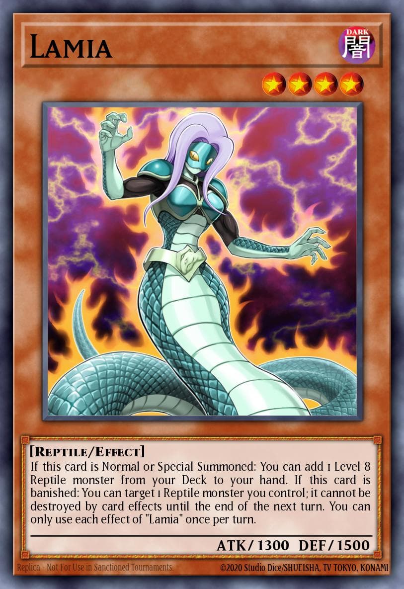 Lamia Battles of Legend: Monstrous Revenge card