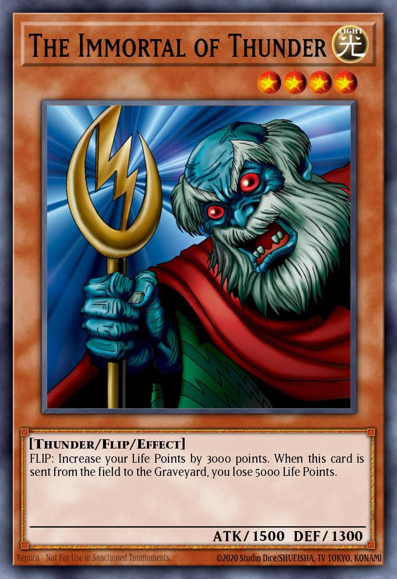 The Immortal of Thunder Dark Beginning 2 card