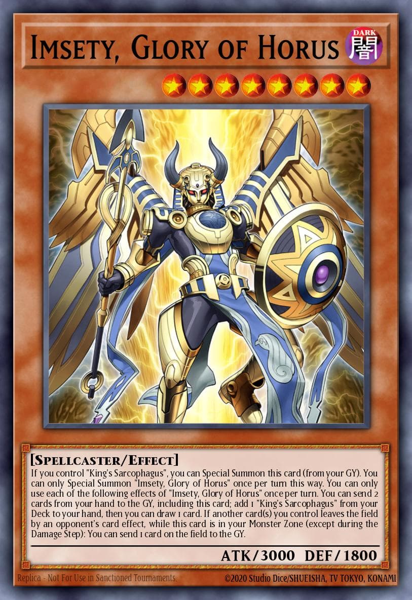 Imsety, Glory of Horus THE CHRONICLES DECK: Spirit Charmers (All-Foil Edition) card