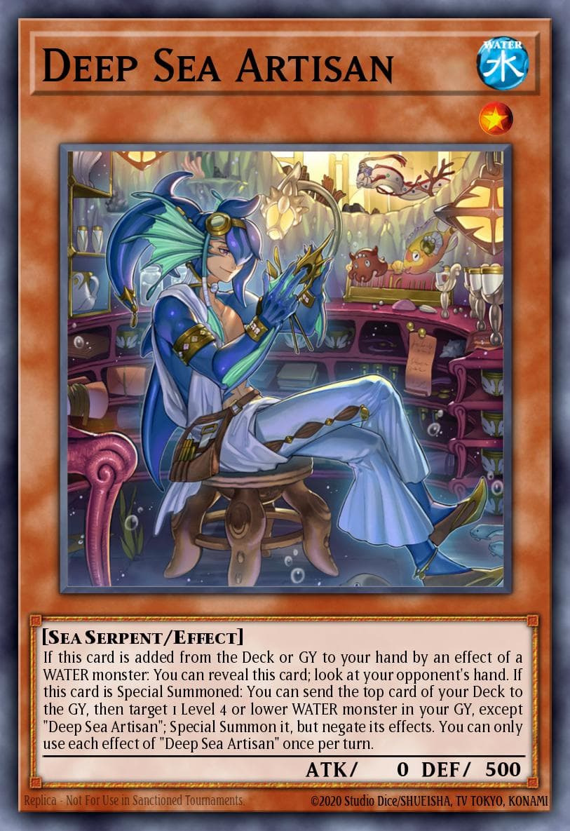 Deep Sea Artisan Eternity Code Premiere! promotional card card