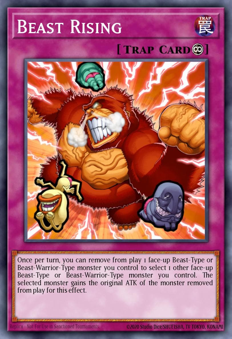Beast Rising 遊戲王 card
