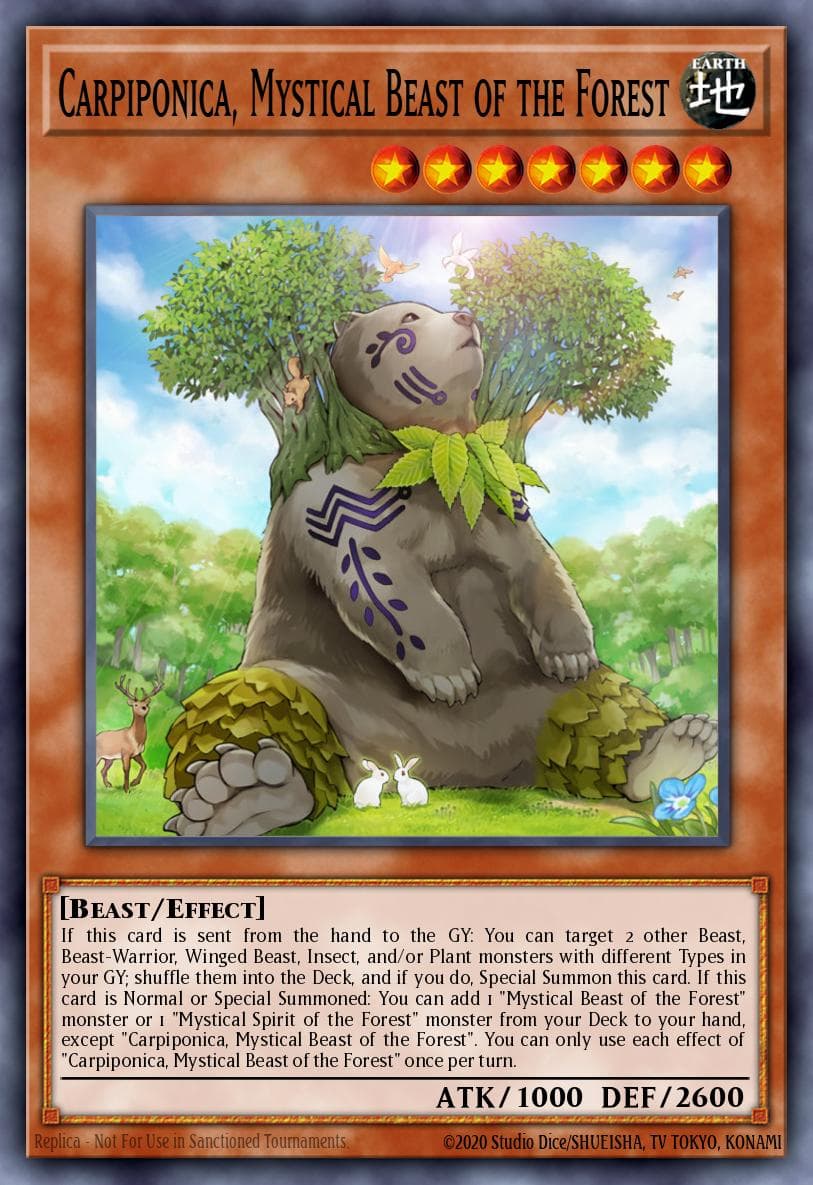 Carpiponica, Mystical Beast of the Forest 2022 Tin of the Pharaoh's Gods card
